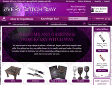 Tablet Screenshot of everywitchway.co.uk